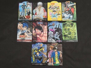 希少 ジャンプフェア in アニメイト 特典 クリアブックマーカー まとめセット 銀魂 バクマン。 ONE PIECE こち亀 ぬらりひょんの孫