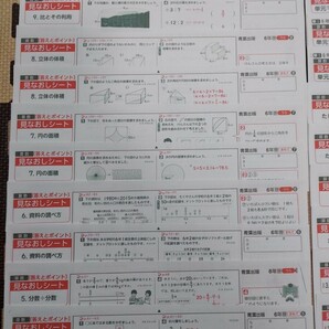 小学6年生 見なおしシート 算数 34枚 通知表対策 内申点対策 解答 カラーテスト 受験 まとめ 予習復習 小６の画像3