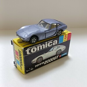 トミカ　5　トヨタ　2000GT 　銀　1Aホイール　箱付き