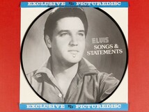 ◇【ピクチャー盤】エルヴィス・プレスリー Elvis Presley/Songs & Statements/LP、83005 #O11YK4_画像3