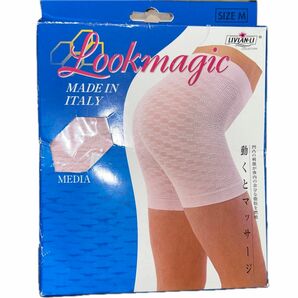 未開封品 リクラ 脂肪燃焼インナー LOOKMAGIC リンパマッサージ 響かないインナー Ｍsize 淡いピンク色 脂肪燃焼