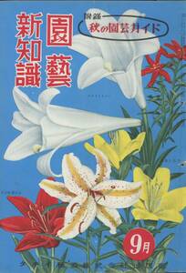 ■園芸新知識　昭和27年9月号　検：石井勇義・秋植え球根・輸出百合・清水基夫