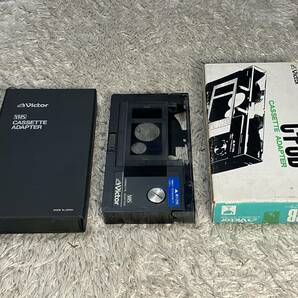 Victor VHS VHS-C カセットアダプター アタッチメント VHS-C変換 C-P3B 箱ケース付きの画像1