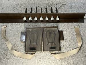  organ. parts 7 Stop & pedal YAMAHA Yamaha antique Lead organ 3A (7 Stop )