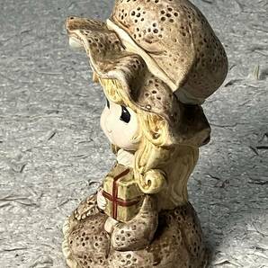 昭和レトロ ■ KK JAPAN 少女人形 貯金箱 陶器製 高17cm ■ 水森亜土 内藤ルネの画像3