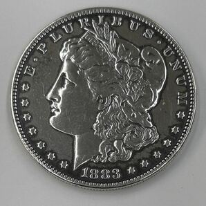 ♪1円～アメリカ貨幣 硬貨 1883年 モルガンダラー １ドル銀貨 の画像1