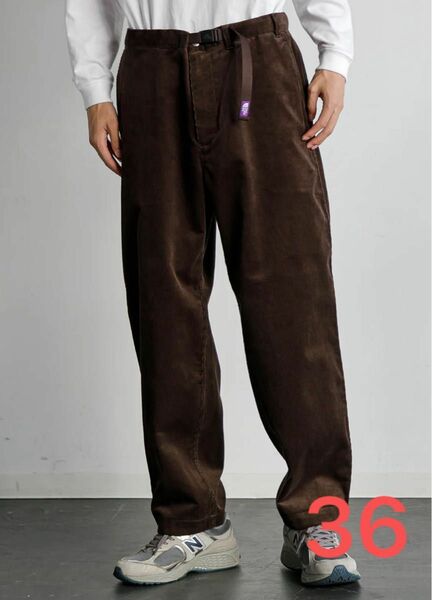 【the North Face】美品　Corduroy Wide Tapered Field Pants(ダークブラウン)