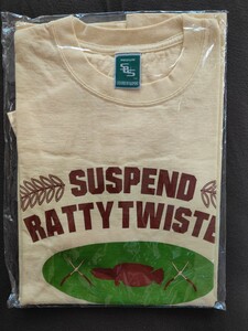 【新品未使用コレクション品】suspend　Ratty TwIster サスペンド　ラッティーツイスター　コラボ　雷魚Tシャツ Mサイズ