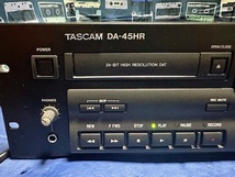 TASCAM プロ業務用DATデッキ　DA-45HR 24bit High Resolution + 電源ケーブル　おまけ　Owner's Manualと Service Manual Special5_画像3