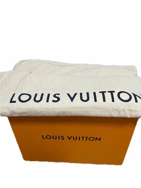 ルイヴィトン LOUIS VUITTON 保存袋 保管用布袋 巾着コットン100％ 青色紐 縦61cm横61cm 購入時付属品