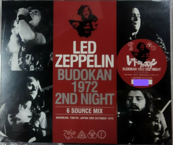 【送料ゼロ】Led Zeppelin '72 3Disc Budokan 6 Saurce Mix Live 武道館 Japan Tokyo レッド・ツェッペリン