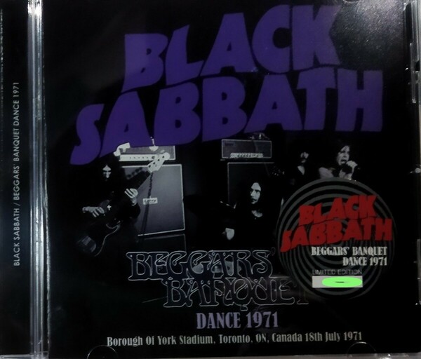【送料ゼロ】Black sabbath '71 Beggar's Banquet Dance Ozzy Osbourne ブラック・サバス