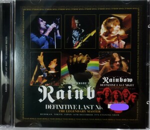 【送料ゼロ】Rainbow '76 武道館 Live Tokyo Japan レインボー Ritchie Blackmore Cozy Powell