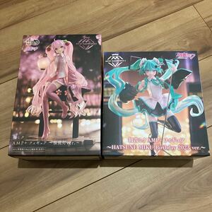 新品　未開封　AMP＋ 初音ミクフィギュア　2種セット