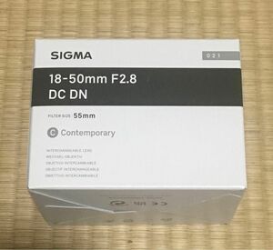 SIGMA Eマウント レンズ 18-50mm F2.8 DC DN 富士フイルム用　新品未開封　