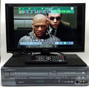 ●美品●オーバーホール済●ビデオ⇔DVDかんたんダビング●DXアンテナ●DXR160V●地デジ搭載ビデオ一体型DVDレコーダー●付属品一式付の画像6