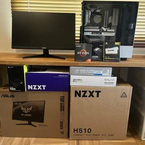 【中古・美品】 自作ゲーミングPC ［Ryzen 5-5600X/16GB/NVMeSSD 1TB/RTX3060/win11 home/電源850W GOLDの画像1