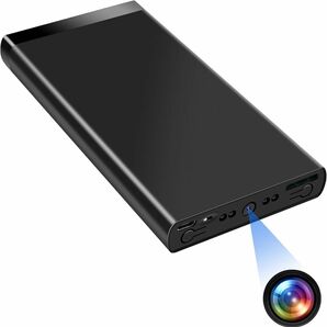 小型カメラ 45時間連続録画 モバイルバッテリー 1080P画質 暗視 重力センサー 256GB対応 ループ録画 日本語取扱付き