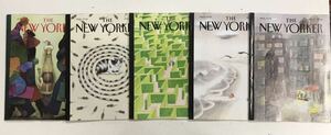 m0409-4.ザ・ニューヨーカー/the new yorker/アメリカ/週刊誌/小説/政治/文化/芸術/詩/エッセイ/風刺漫画/洋書/ディスプレイ/古本 セット