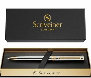 Scriveiner ボールペン 最高級 24金仕上げ 黒リフィル