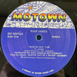 【FUNK】【SOUL】Rick James - Bustin' Out / Motown MD 5001G4 / VINYL 12 / US