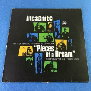 【HOUSE】【ACID JAZZ】Incognito - Pieces Of A Dream / Talkin' Loud TLKX 46 / VINYL 12 / UK
