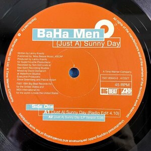 【BIG BEAT】【REGGAE】Baha Men - (Just A) Sunny Day / Big Beat 7567-85643-0 / VINYL 12 / GER / Lenny Kravitz
