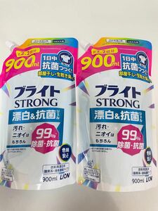 ブライトSTRONG つめかえ用　大容量900ml×2袋