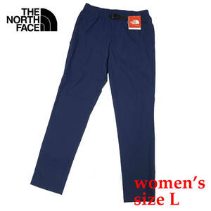 新品 Lサイズ ノースフェイス レディース トレッキング パンツ ネイビー TREKKING PANT THE NORTH FACE NBW8701Z ブルー ストレッチ 撥水