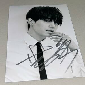 i* Don uk* steel photograph (2L size )* autograph autograph ①