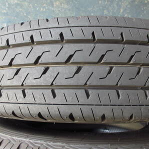 185/75R15 106/104N LT 2023年製 イボ残り バリ山 ブリヂストン エコピア R710 中古タイヤ2本セットの画像4