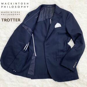 ★春・夏【未使用級】マッキントッシュ ☆吸水速乾・高機能♪ TROTTER トロッター ジャケット 38(M相当) ネイビー MACKINTOSH PHILOSOPHY