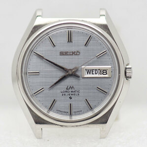 1969年 セイコー 最初期ロードマチック 5606-7010 極細チェックダイヤル 25石 ビンテージ 自動巻き 腕時計の画像1