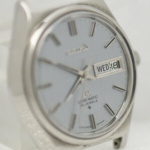 1969年 セイコー 最初期ロードマチック 5606-7010 極細チェックダイヤル 25石 ビンテージ 自動巻き 腕時計の画像3