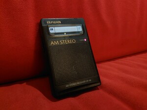 【AIWA】CR-S8 AM STEREO RECEIVER PORTABLE RADIO アイワ レトロ ラジオ ポケットラジオ ポータブル ラジオ 小型ラジオ 通勤ラジオ 