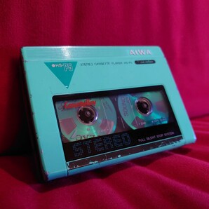 【AIWA】HS-P5 Cassette Boy vintage PORTABLE CASSETTE PLAYER アイワ レトロ ポータブル カセットプレーヤー の画像1