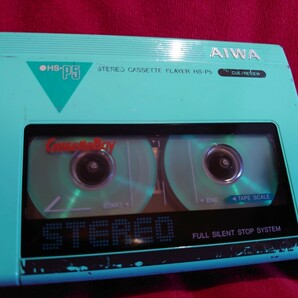 【AIWA】HS-P5 Cassette Boy vintage PORTABLE CASSETTE PLAYER アイワ レトロ ポータブル カセットプレーヤー の画像4