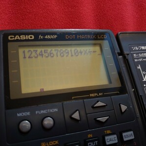 【CASIO】fx-4800P Vintage SCIENTIFIC CALCULATOR カシオ 関数電卓 レトロ 電卓 の画像4