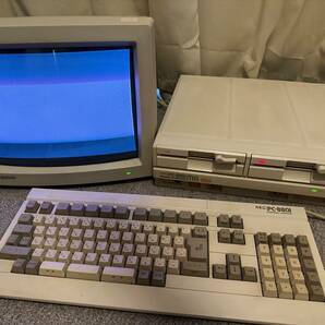 NEC PC-8801 MA 2HD本体＋PC-KD854ｎモニター＋NEC PC-8801キーボード 3点セットの画像2
