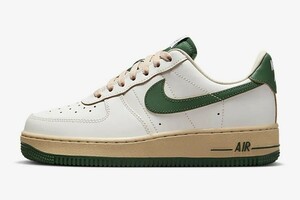 Nike WMNS Air Force 1 Low Green and Muslin WMNS26cm MENS25.5cm DZ4764-133■ナイキ エアフォース グリーン 緑 