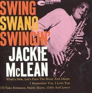 貴重廃盤 Jackie McLean SWING, SWANG, SWINGIN' ジャッキー・マクリーン　日本国内盤帯付き　豪快無比のアルトサックス　名曲満載