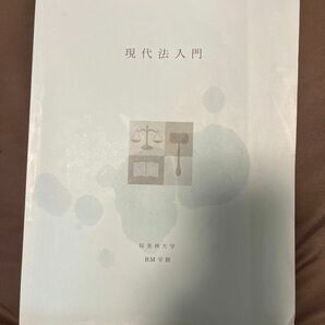 桜美林大学　現代法入門　教科書　