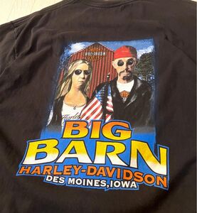 HARLEY DAVIDSON ハーレーダビッドソン Tシャツ made in USA Body Hanes BEEFY