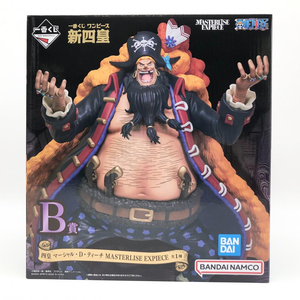 【中古】未開封 バンダイ ONE PIECE 一番くじ ワンピース 新四皇 B賞 四皇 マーシャル・D・ティーチ MASTERLISE EXPIECE 黒ひげ