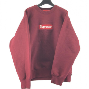 【中古】Supreme 22AW Box Logo Crewneck サイズXL ボルドー シュプリーム ボックス ロゴ クルーネック[240017616290]