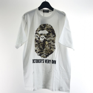 【中古】A BATHING APE　OCTOBER'SVERYOWN　Tシャツ ア ベイシング エイプ オクトーバーズ ベリー オウン ホワイト[240017617159]