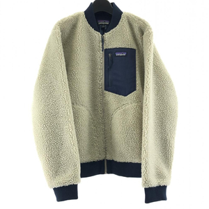 【中古】Patagonia 20AW レトロXボマージャケット サイズS ベージュ ネイビー 22830 パタゴニア[240017622134]