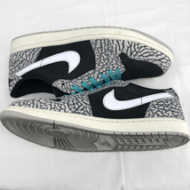 【中古】NIKE AIR JORDAN 1 LOW OG Black Cement サイズ28.5cm CZ0790-001 ナイキ エアジョーダン1 レトロ ロー OG ブラック[240017620040]_画像4