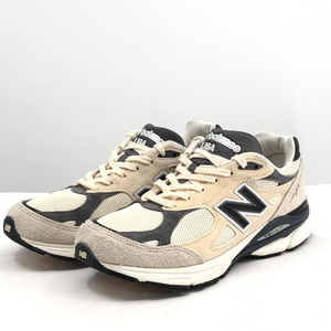 【中古】New Balance 990V3 Moonbeam　m990ad3　25.5cmニューバランス 990V3 ムーンビーム[240017616914]