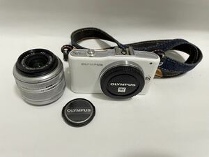 動作品 デジタルカメラ ミラーレス一眼 OLYMPUS PEN Mini E-PM1 14-42 3.5-5.6 オリンパス DIGITAL 